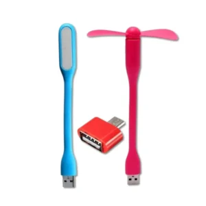 Buy Usb Fan Portable Adapter I Led Usb Light Lamp Enhanced Version Online (Random Color)